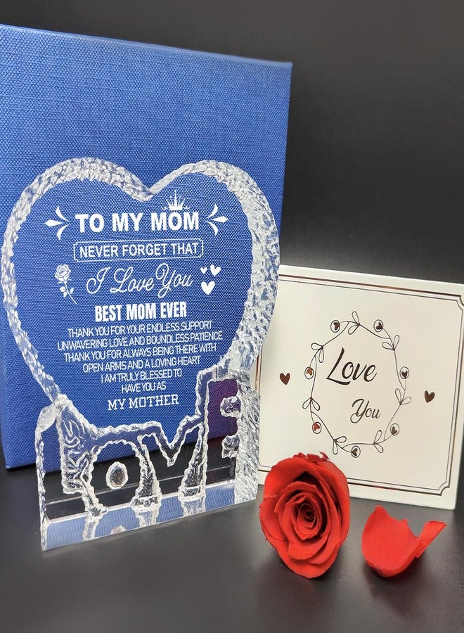 K-MLICE Mothers Day Mom Gifts, Birthday Crystal Gifts for Mom from Daughter Son Happy Mothers Day Anniversary Christmas Mama to My Mom Best Presents - Image 3